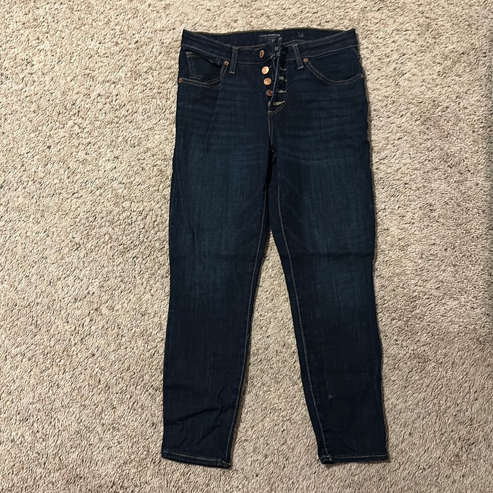 Lucky Brand Dark Wash button fly Jean